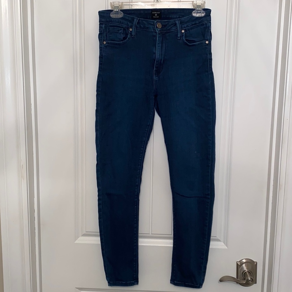 Just Black Skinny Jeans Size 28